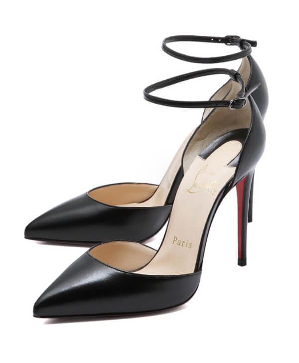2017最新作 Christian Louboutin クリスチャン ルブタンコピー ポインテッドトゥパンプス ブラック UPTOWN